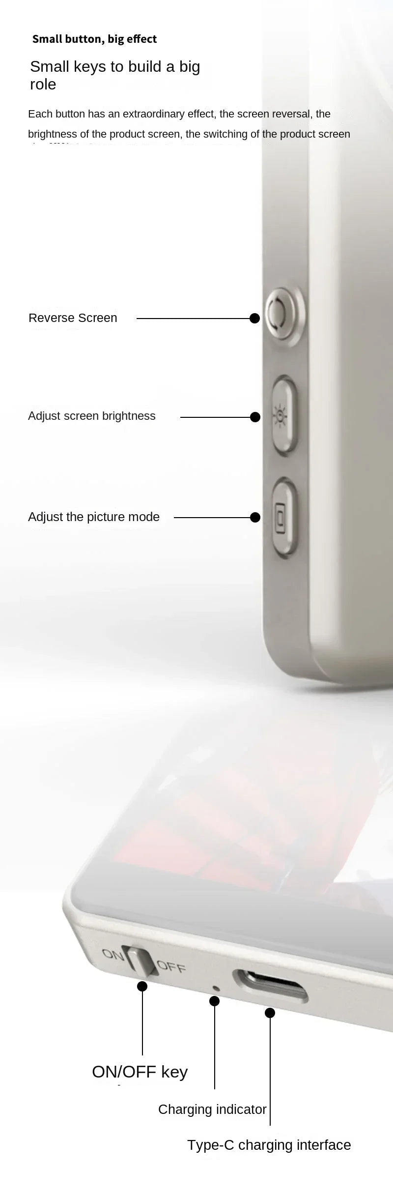 Wireless Selfie Screen